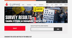 Desktop Screenshot of cjpme.org